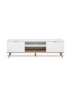 Meuble tv 2 portes 2 niches l160 cm - copenhague