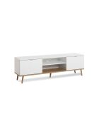 Meuble tv 2 portes 2 niches l160 cm - copenhague