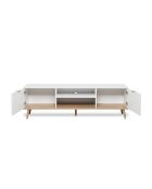 Meuble tv 2 portes 2 niches l160 cm - copenhague