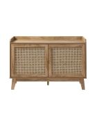Buffet 2 portes en cannage rotin l110 cm - palmo