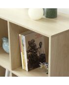 Etagère de rangement 9 cases avec pieds métal