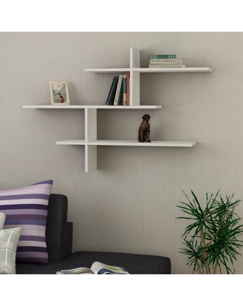 Etagère murale suspendue l123 cm - leo