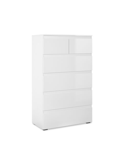Chiffonnier 6 tiroirs l80 x h131cm - pretoria