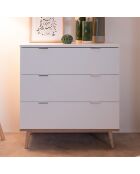 Commode 3 tiroirs l79,8 cm - copenhague