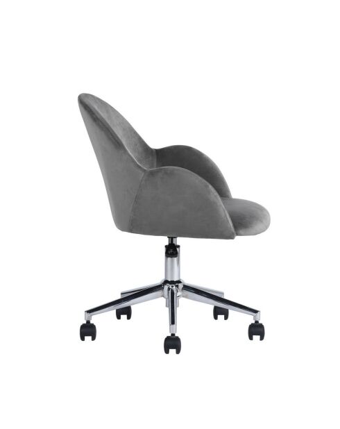 Chaise de bureau à roulettes avec accoudoirs - chiozza