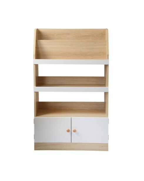 Etagère de rangement avec 2 portes pour enfant h106 cm - leon