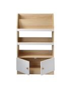Etagère de rangement avec 2 portes pour enfant h106 cm - leon