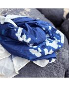 Pareo Gypso bleu - 180x130 cm