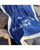 Pareo Gypso bleu - 180x130 cm