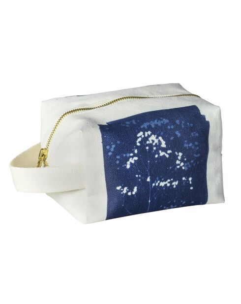 Trousse Cube Gypso bleue - 10x10x16 cm