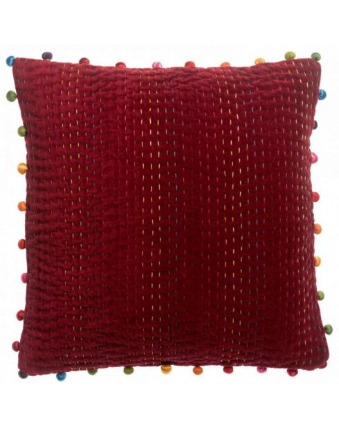 Coussin Gastounet griotte