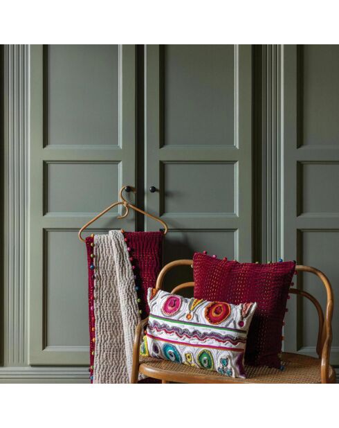 Coussin Gastounet griotte