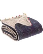 Plaid Gastounet cobalt