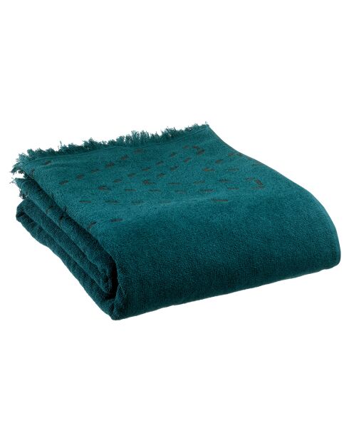 Drap de Bain Julia petrole - 90x150 cm