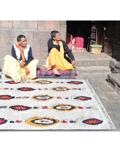 Alfombra Dorrigo marfil/multicolor - 120x180 cm