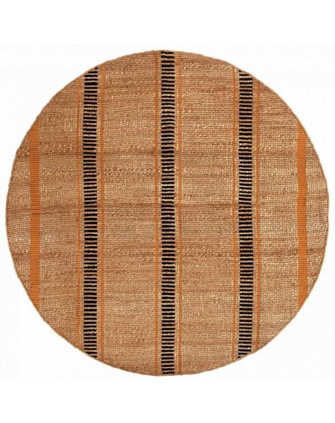 Alfombra ocre Eden - D160 cm