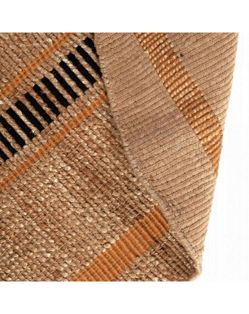 Alfombra ocre Eden - D160 cm