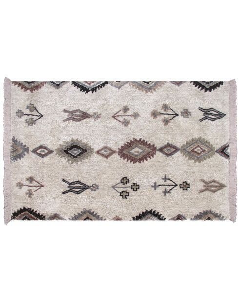 Alfombra Dawlish marfil/multicolor - 190x290 cm