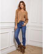 Pull en Cachemire mélangé Abigael camel