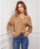 Pull en Cachemire mélangé Abigael camel