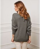Pull en Cachemire mélangé Abigael kaki