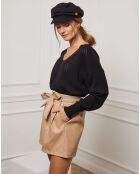 Pull en Cachemire mélangé Abigael noir