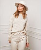 Pull Benedicte beige/ecru