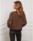 Pull Benedicte noir/camel
