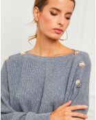 Pull Ella gris foncé