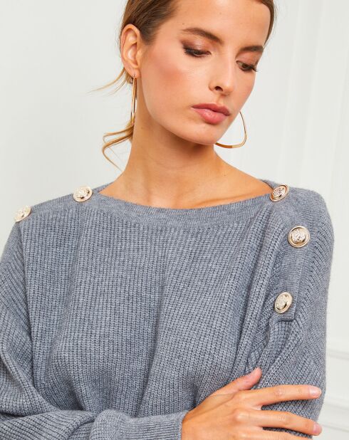 Pull Ella gris foncé