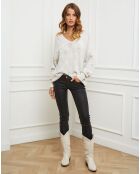 Pull Gabriella blanc