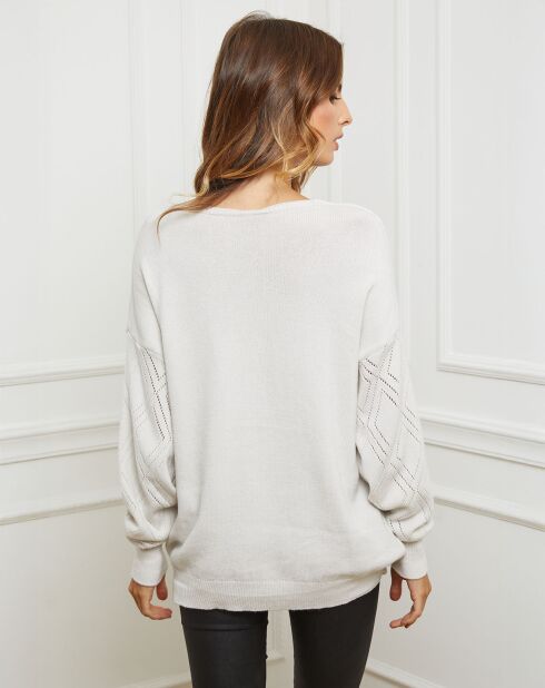 Pull Gabriella blanc