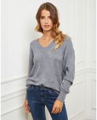 Pull Gabriella gris