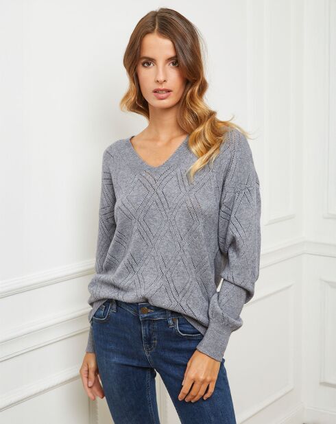 Pull Gabriella gris