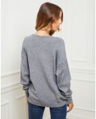 Pull Gabriella gris
