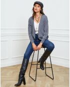 Gilet en Cachemire mélangé Laura gris