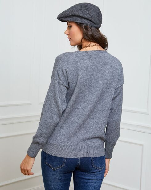 Gilet en Cachemire mélangé Laura gris