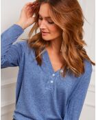 Pull Laury indigo