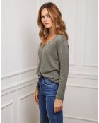 Pull Laury kaki