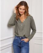 Pull Laury kaki