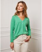 Pull Laury vert