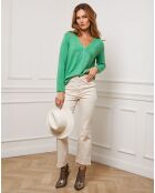 Pull Laury vert