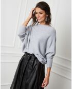 Pull en Cachemire mélangé Lena gris clair
