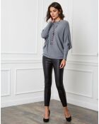 Pull en Cachemire mélangé Lena gris foncé
