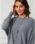 Pull en Cachemire mélangé Lena gris foncé