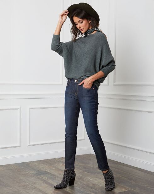 Pull en Cachemire mélangé Lena kaki