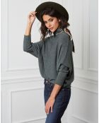 Pull en Cachemire mélangé Lena kaki