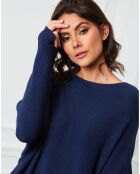 Pull en Cachemire mélangé Lena marine