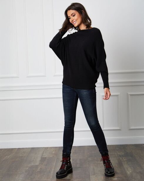 Pull en Cachemire mélangé Lena noir