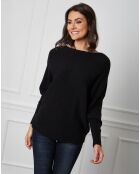 Pull en Cachemire mélangé Lena noir
